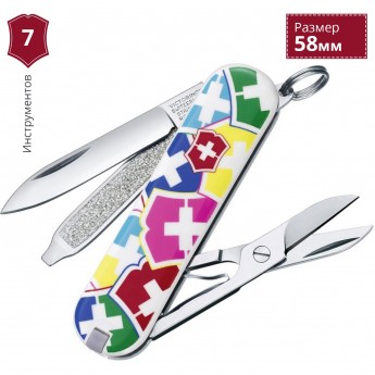 Нож-брелок VICTORINOX CLASSIC VX COLORS с0.6223.841 Нож-брелок VICTORINOX CLASSIC VX COLORS с0.6223.841